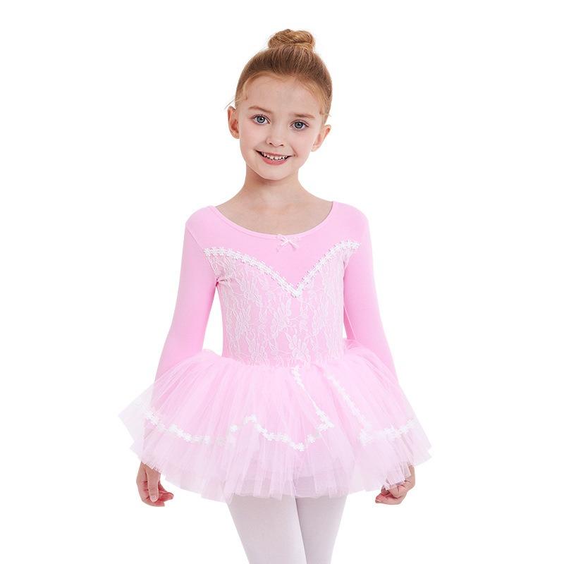 

New Summer Children s Dance Outfit Girls Short Sleeved Ballet Skirt Jumpsuit Fashionable Comfortable Soft Colorful Jumpsuit Set 110 розовый