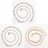 Elegant Pearl Waist Chain For Women Men Metallic Body Jewelry Summer Fashion Accessory