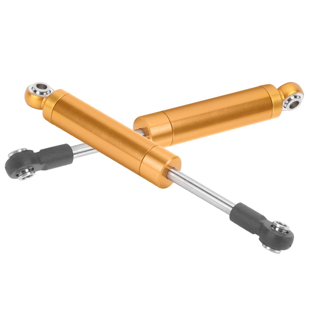2Pcs RC 92mm Aluminum Shocks Absorber Internal Spring Dampers for TRAXXAS SLASH 2WD RC CarGold