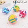 Brinquedo de Bola Interativa Yousheng para Gatos com Sino Sonoro Resistente a Arranhões Divertido Interativo de Pelúcia Cor Brilhante Brinquedo para Gato