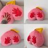 Modern Plush Pony Butt Cushion With Embroidered Design For Home Decor