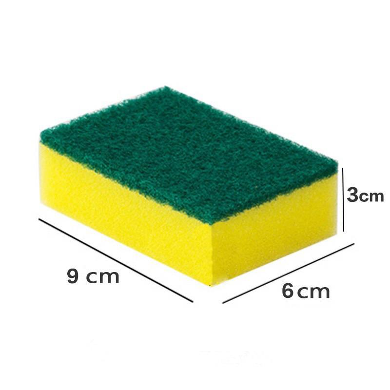 50Pcs Highly Absorbent Double-Sided Sponge Magic Cleaning Pot Rust Sponge Cleaning Brush Kitchen Cleaning Tool