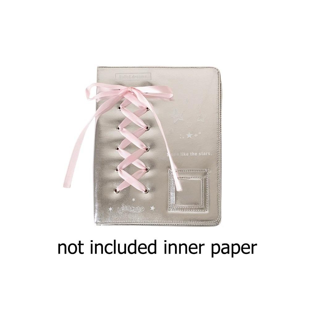Balletcore Loose Leaf Photo Album Cover Bow Photocard Cover Soft A5/A7 Binder Notebook Cover  Study