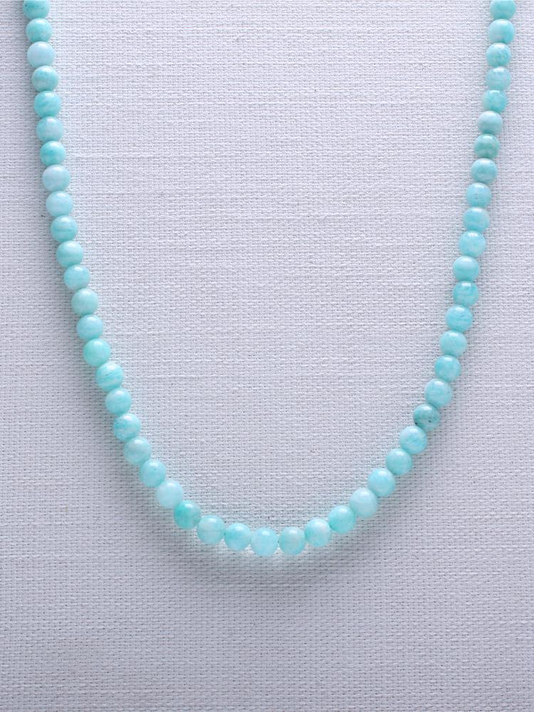 Bien Vetu 6Mm Amazonite Gemstone Necklace