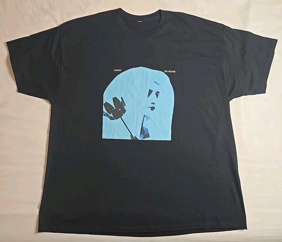 

The Church Seance Album Graphic Print Band T-Shirt Men s Solid Black Size 3XL L