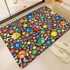 Foot Rugs M-M&M Candy Bathroom Mat Anti-slip Absorb Water Long Strip Cushion Bedroon Mat Welcome Doormat