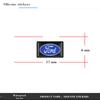cihmru1 10Pcs 3D Car Styling Epoxy Emblem Badge Stickers Goods Auto Accessories For Ford Focus mk2 mk3 Fiesta Fusion Ranger Mondeo Kuga