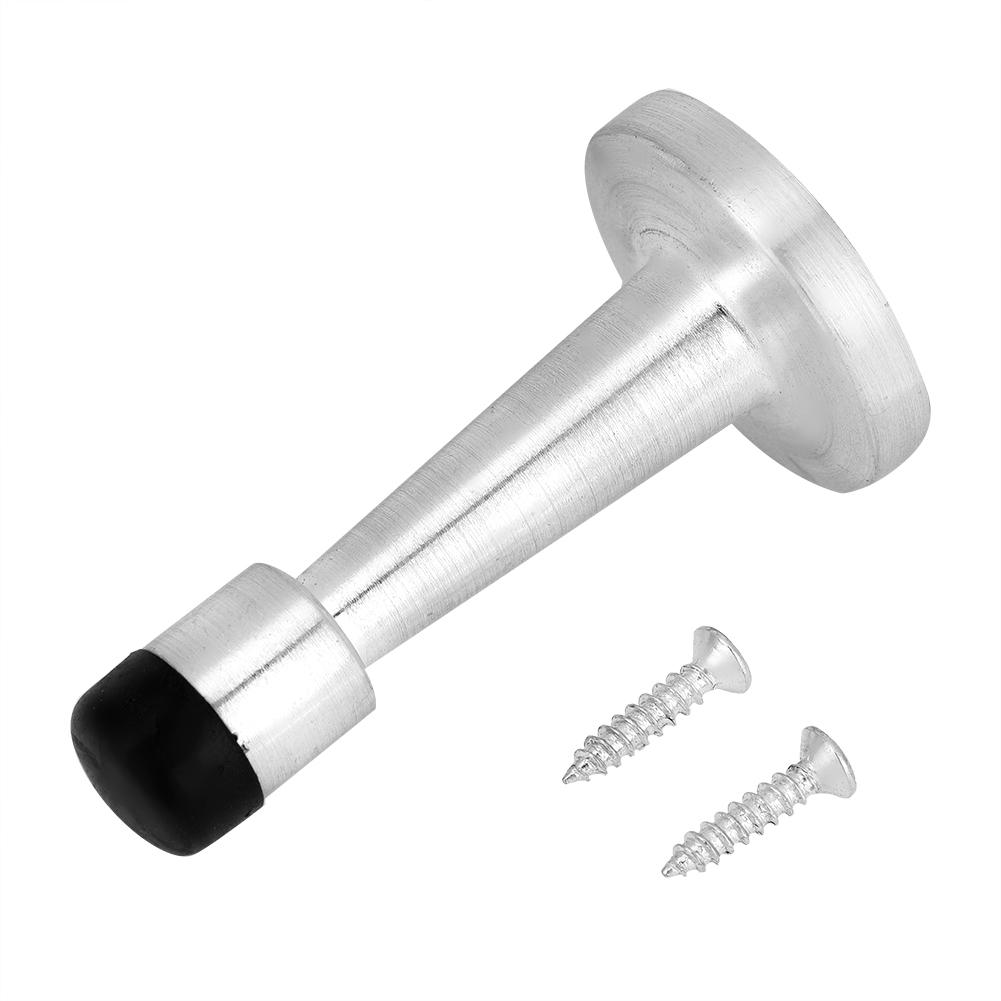 Sinklegering Gummi Antikollisjonsdørstopper Holder Hjem Hotellkontortilbehør (Børstet)
