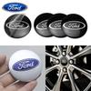 Autocollant Voiture Ford 4pcs 56/60mm Cache-moyeu de Roue Auto Badge Autocollants Remplacement Cache-moyeu Pour Ford Ranger Focus Transit Kuga