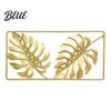 Entrance Hall Wall Decor Gold Metal Monstera & Palm Leaf Art 3D Hollow