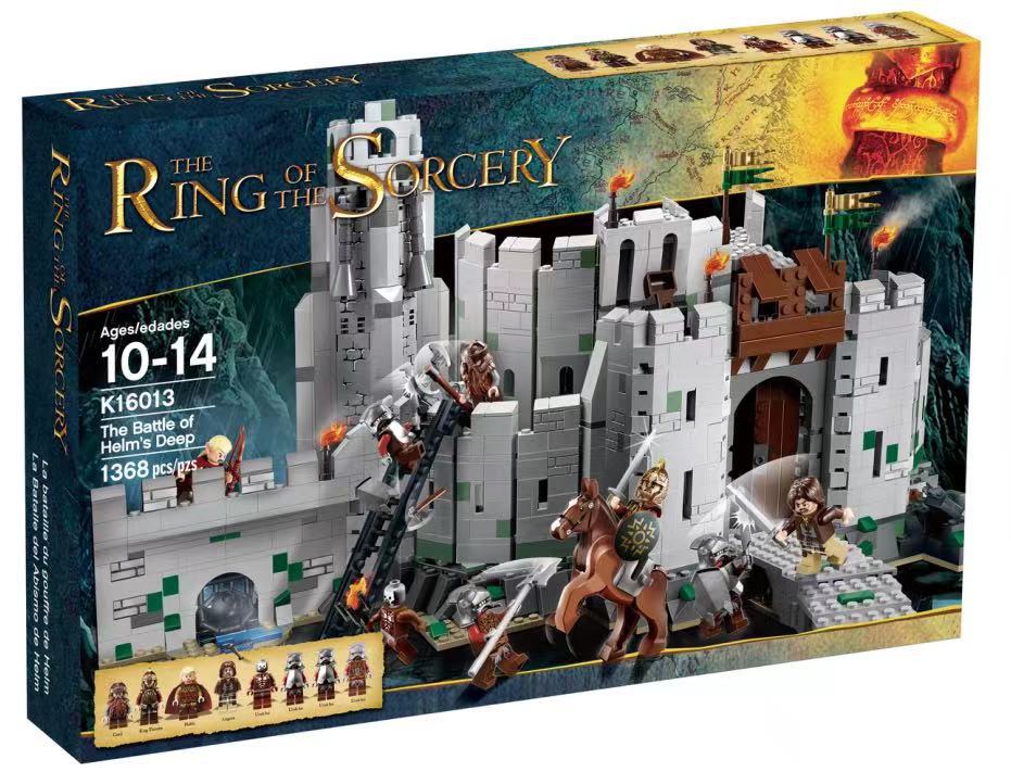 Compatible with LEGO 9474 The Lord of the Rings series Battle of Helm s Deep building block toys