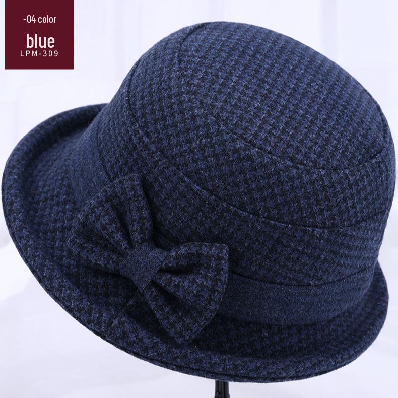 Chapeau de pêcheur d'automne et d'hiver pour femmes de tous âges - Style Fedora chaud