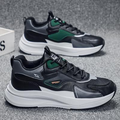 Herrenschuhe 2024 neu atmungsaktiv Jugend Casual vielseitig Outdoor Sport Laufschuhe erhöhte Plattform Dad Trendschuhe