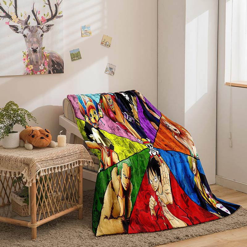 Flannel Fleece Blanket 3D Printed Sofa Blanket Thickened Blanket