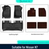 Tappetini in TPE Nissan N7: Set Completo per Modifica e Decorazione Interni