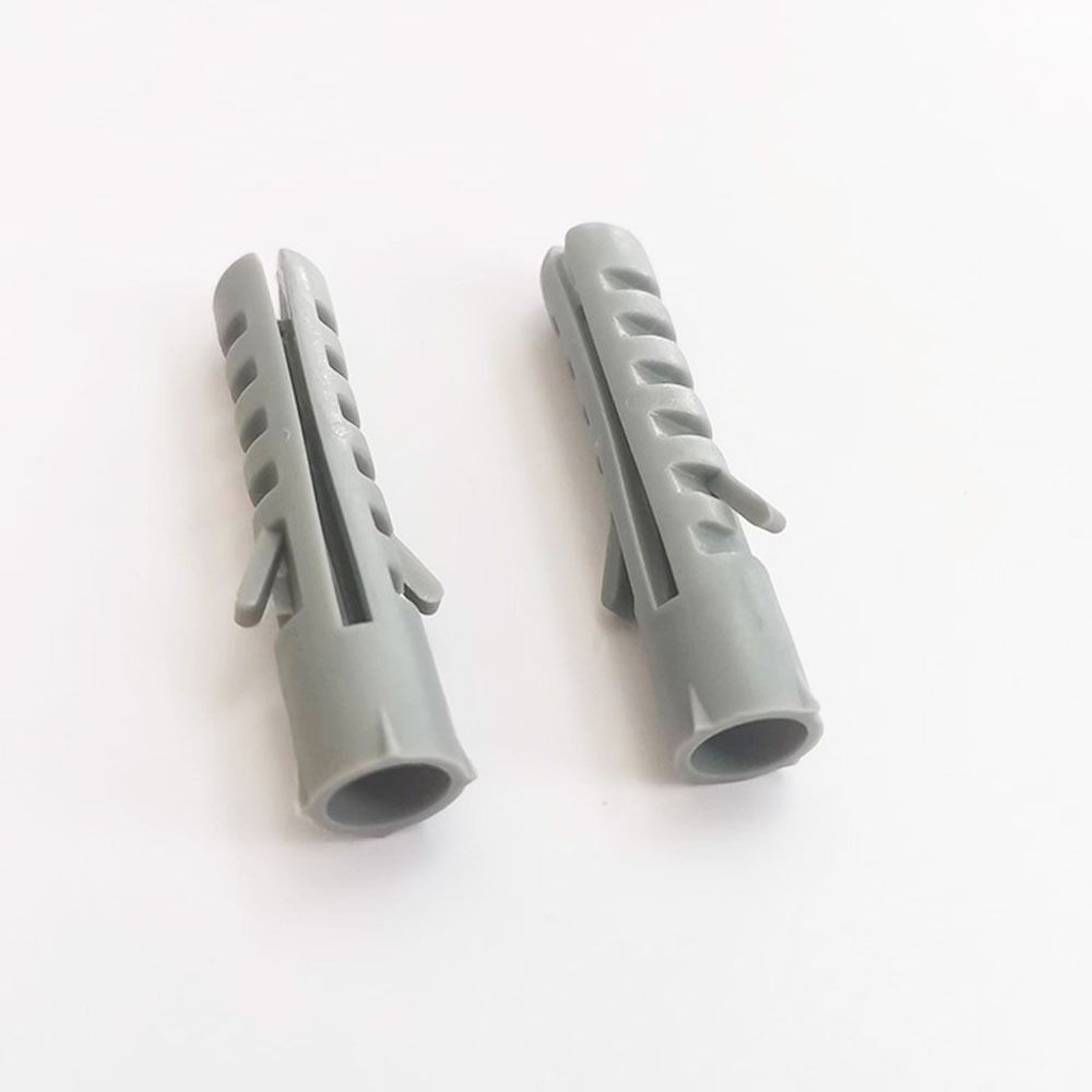 100pcs M6X30 Expansion Nylon Anchor Grey Wall Plug High-quality Wall Anchor Hollow Block