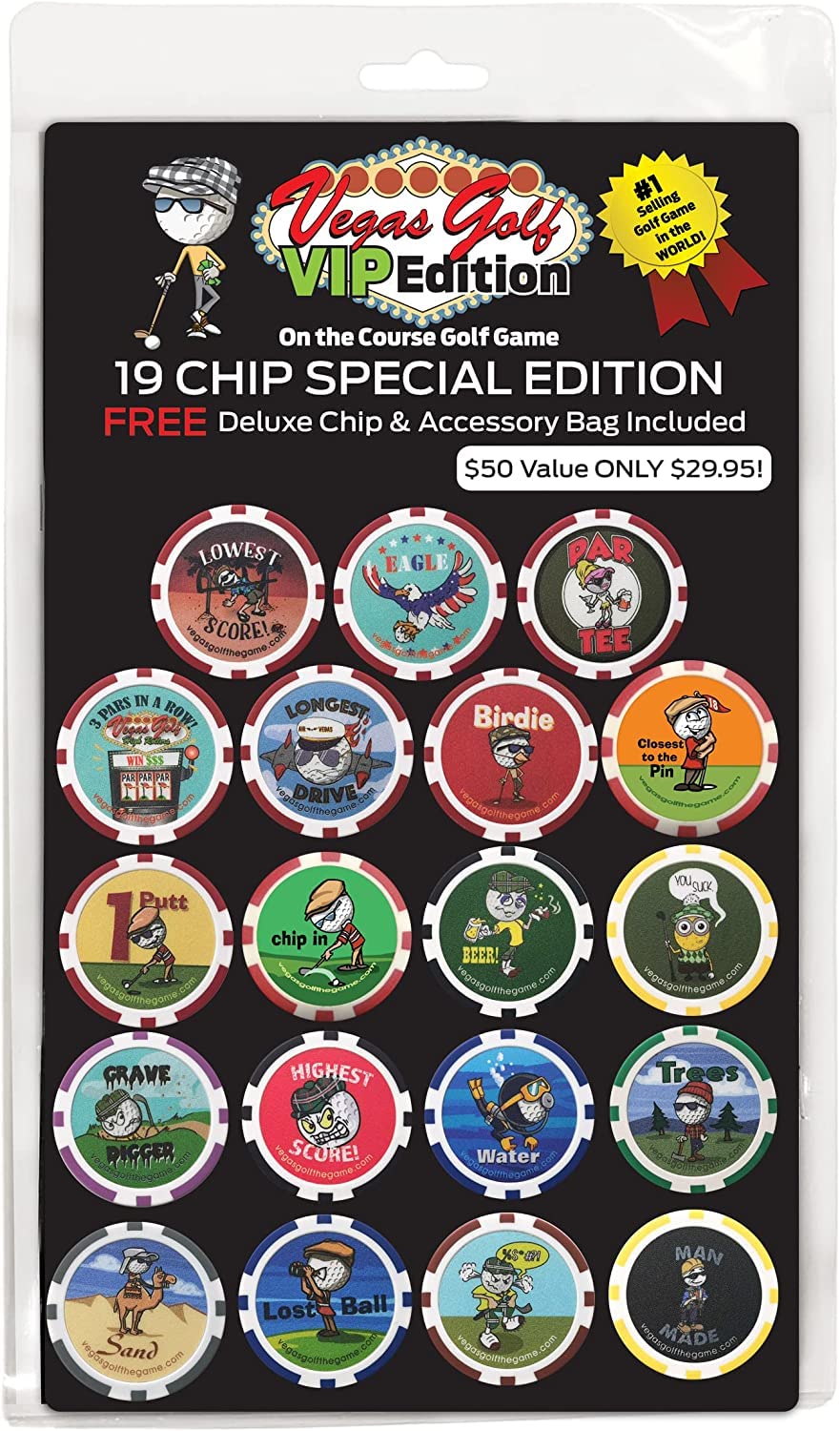 

Vegas Golf VIP Edition Игра в гольф Подарок Гольф Больше (Набор из 19 штук) [Развлекайтесь] [Авторизованный розничный продавец]