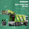 Remote Control Compressed Garbage Truck Building Blocks City Sanitation Technical RC Car Model Bricks Kids Toys Holiday Gifts