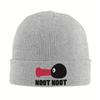 NOOT NOOT Pingu Gorros de Tricô Unissex para Mulheres Gorro de Inverno Pinguim Meme Desenho Animado Engraçado Gorro Quente