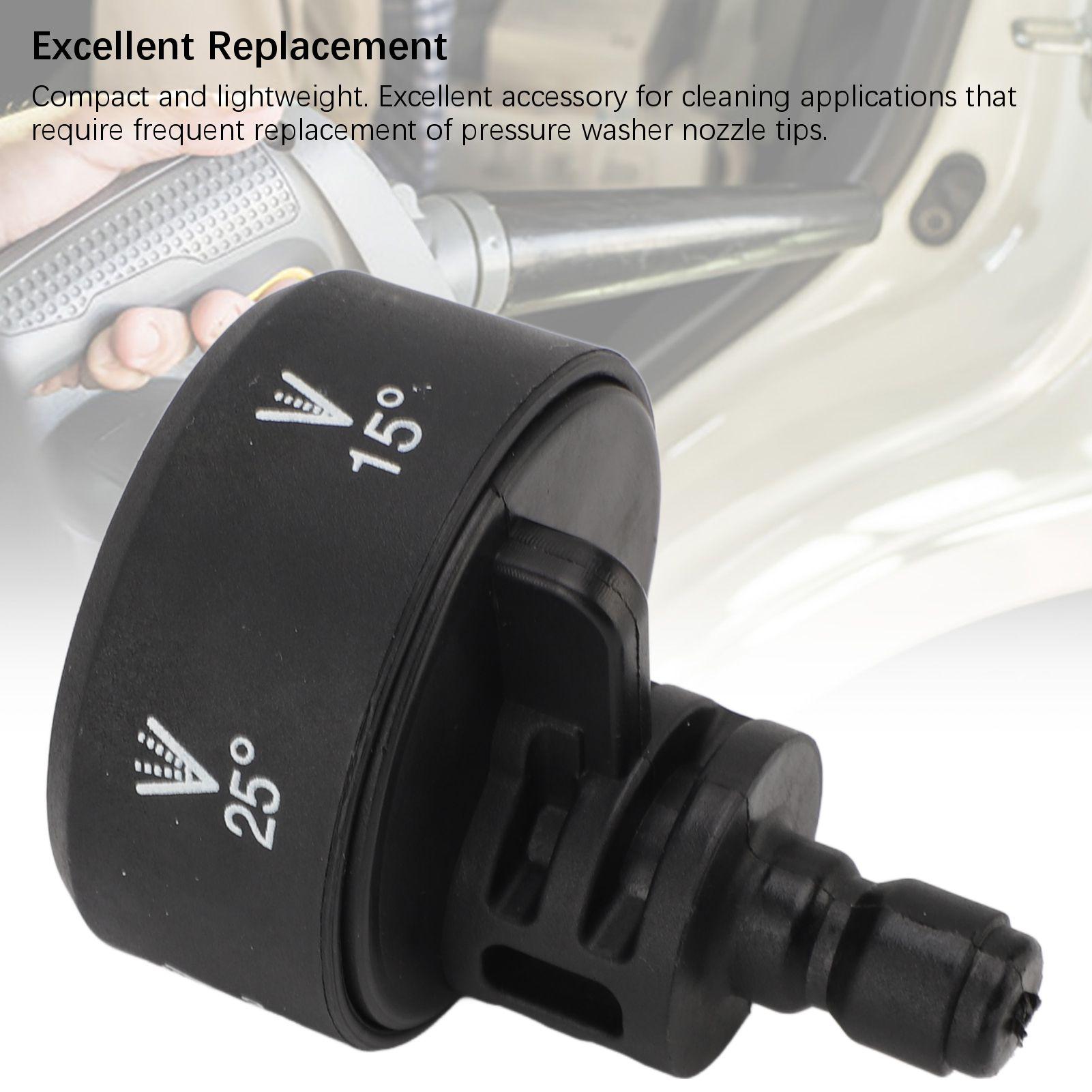 

Насадка для мойки высокого давления 6 регулируемых режимов Сменные насадки для мойки высокого давления с быстроразъемными соединениями 1/4 дюйма Черный