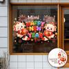 2027 Knit Sheep Static Window Sticker Happy New Year Decals Cute Lamb Christmas Home Shop Glass Decor