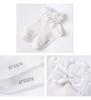 Ribbon Short Socks for Formal Frilly M [Arisana] Kids, Girls, Socks, Socks, White,