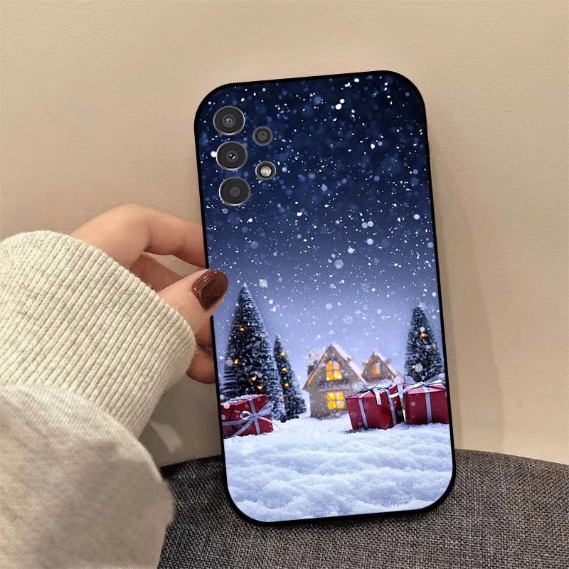 Christmas Phone Case For Samsung Galaxy A22 A32 A52 A13 A23 A33 A53 A14 A24 A34 A54 4G 5G Soft TPU Silicon Protective Case Cover