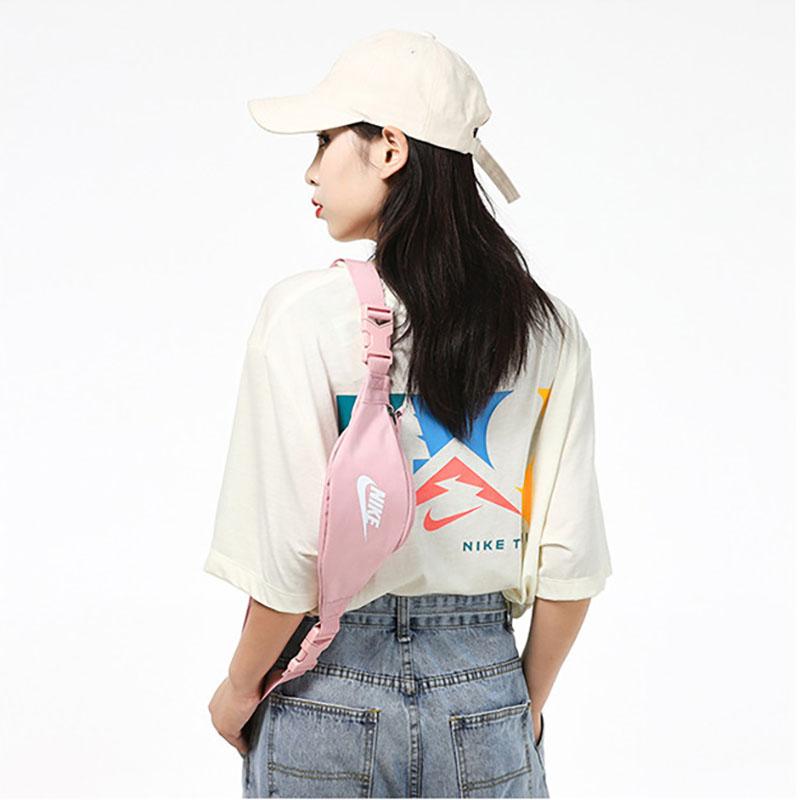 Nike Fabric Shoulder Bag Crossbody Bag Sling Bag Fanny Pack Regular Unisex Cherry Blossom Pink Casual DB0488-630