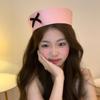 Flip Eaves Sailor Hat Bowknot Navy Cap Personality Bow Beret  Outdoor