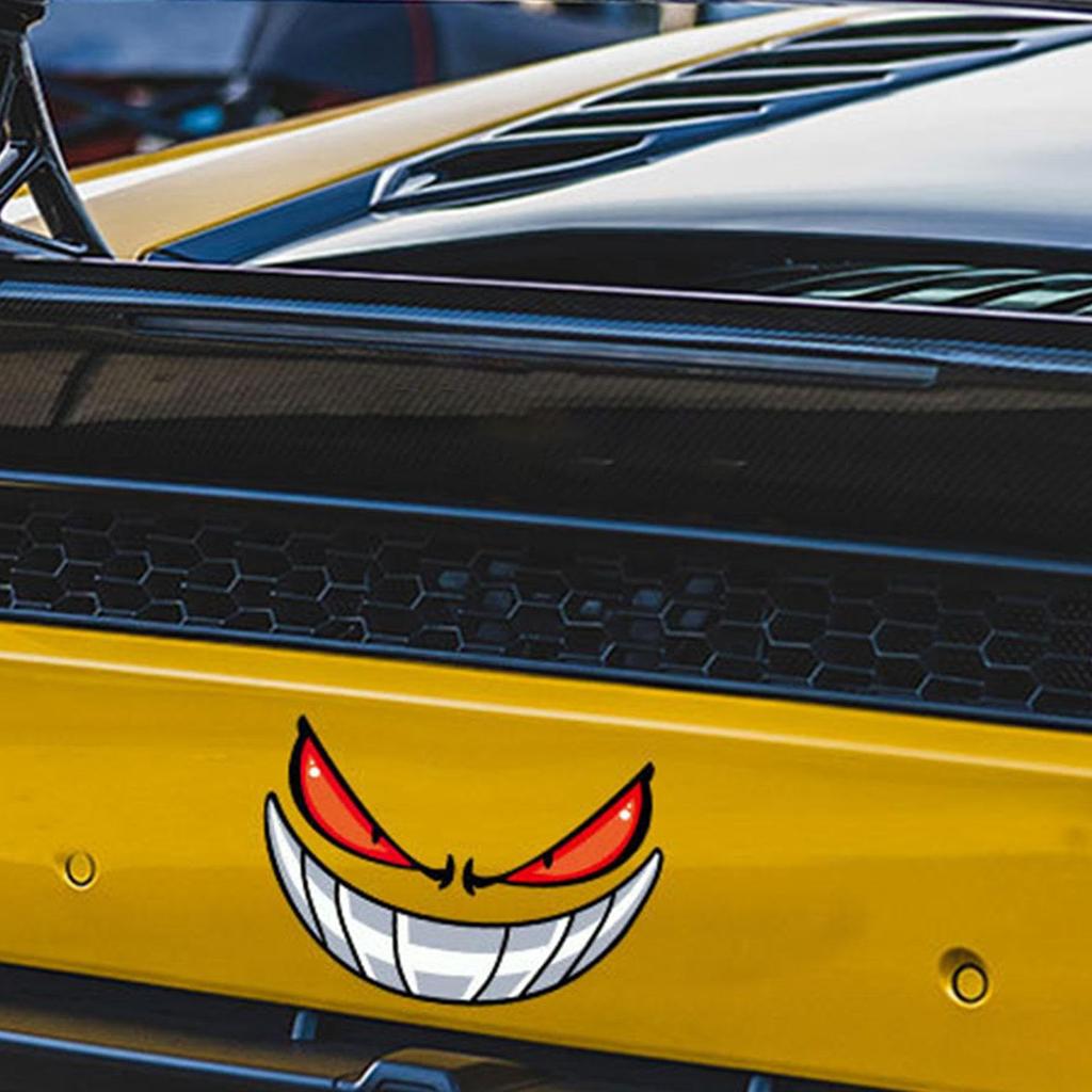 Car Motorcycle Reflective Sticker Decal Sticker Universal Strong Adhesive Waterproof Never Fade Evil Eye