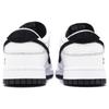 Nike Dunk Low Panda Slip Resistant Abrasion Resistant Low top Skateboard Shoes Unisex Black White DD1391-100(Teamfour-)