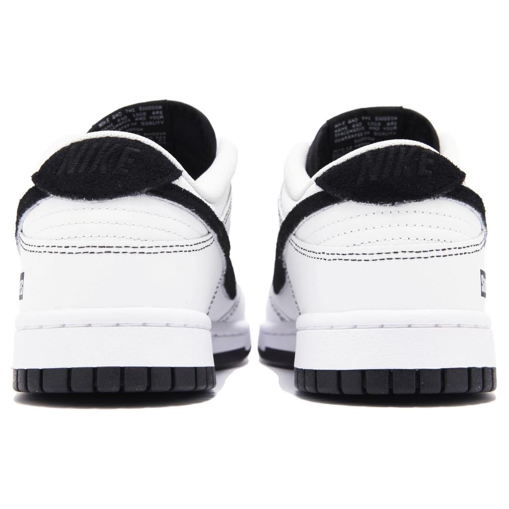 Nike Dunk Low Panda Slip Resistant Abrasion Resistant Low top Skateboard Shoes Unisex Black White DD1391-100(Teamfour-)