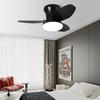 Household Frequency Conversion Ceiling Fan Light Kitchen Bedroom 3 Colors Light Adjustable Electric Ceiling Fan Lamp