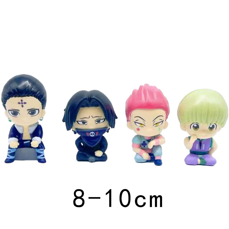 Chrollo Lucilfer Gon·Freecss Figure Killua Zoldyck Kurapika Figure Hisoka Figure Feitan Mini Model Dolls Toy Gifts
