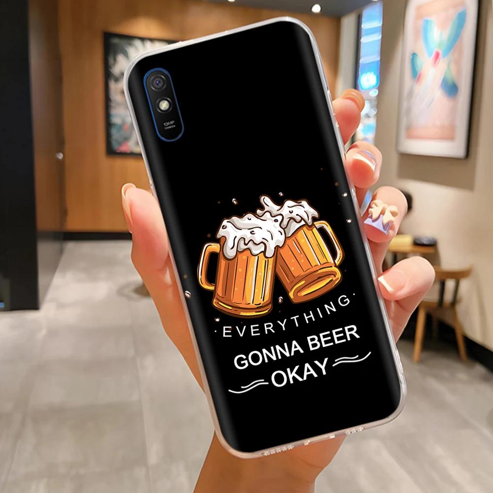For Redmi 9A Case Cute Housing For Redmi 9AT Phone Case Lovely Cartoon Soft TPU Transparent Silicone Bumper For Xiaomi Redmi 9A