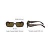 Prada Logo Acetate Rectangular Sunglasses Men sunglasses Havana-Brown SPR27ZSF19J09Z
