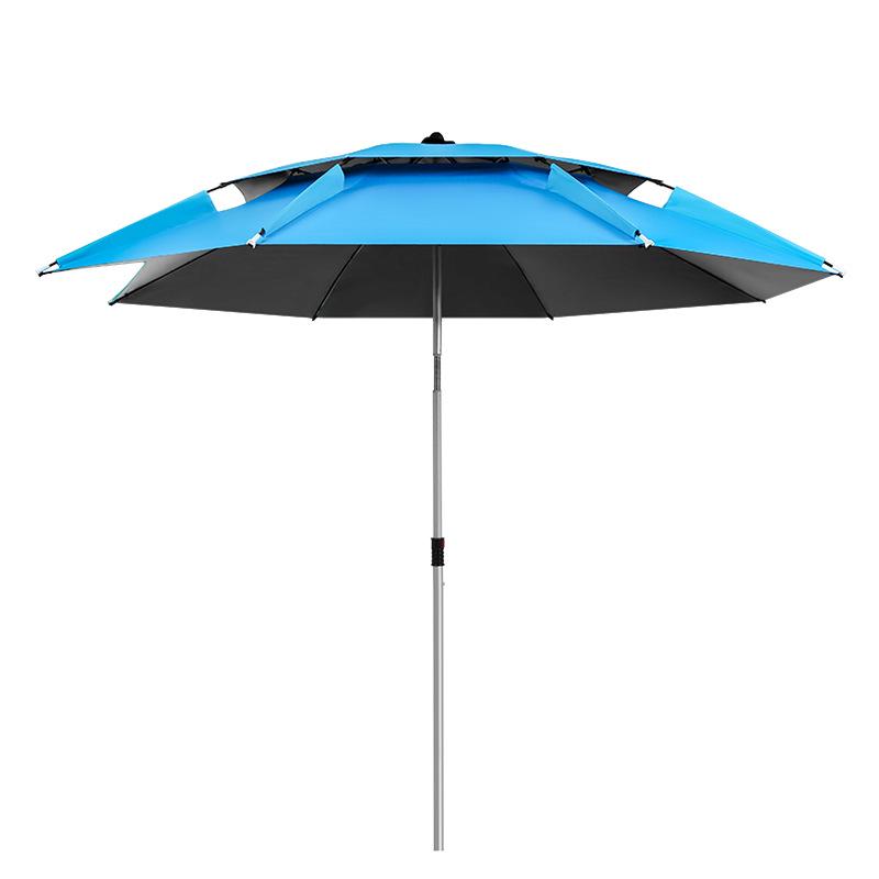 Daiwei Outdoor Rainproof Sun Protection Folding Fishing Umbrella, Universal Fit, 2.4m & 2.2m Sizes