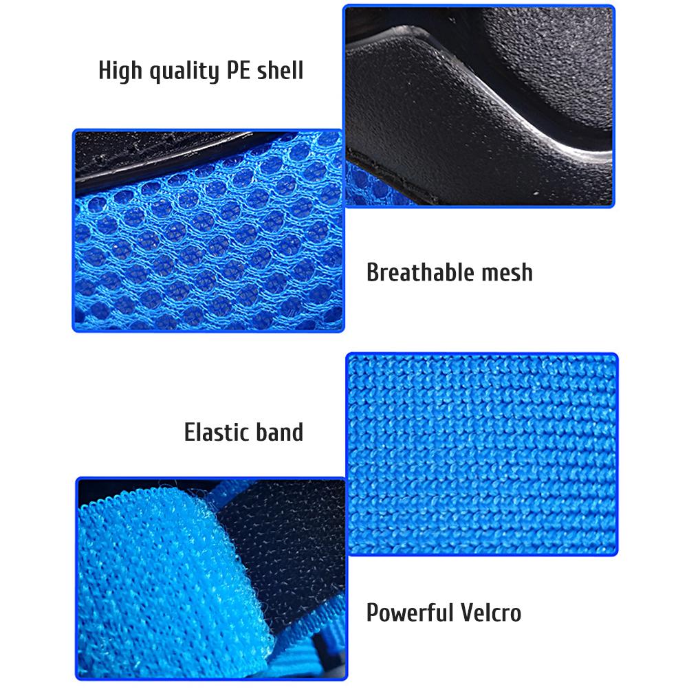 3 in 1 Kids Protective Gear Set Knee Pads Elbow Pads Wrist Guards Adjustable Protective Gear Set for Skateboarding