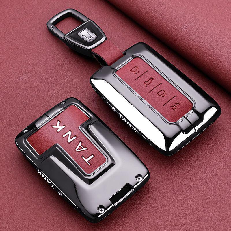 Tank 300 Key Case - Unisex Metal Shell Buckle, Full Coverage, Special Challenger Edition