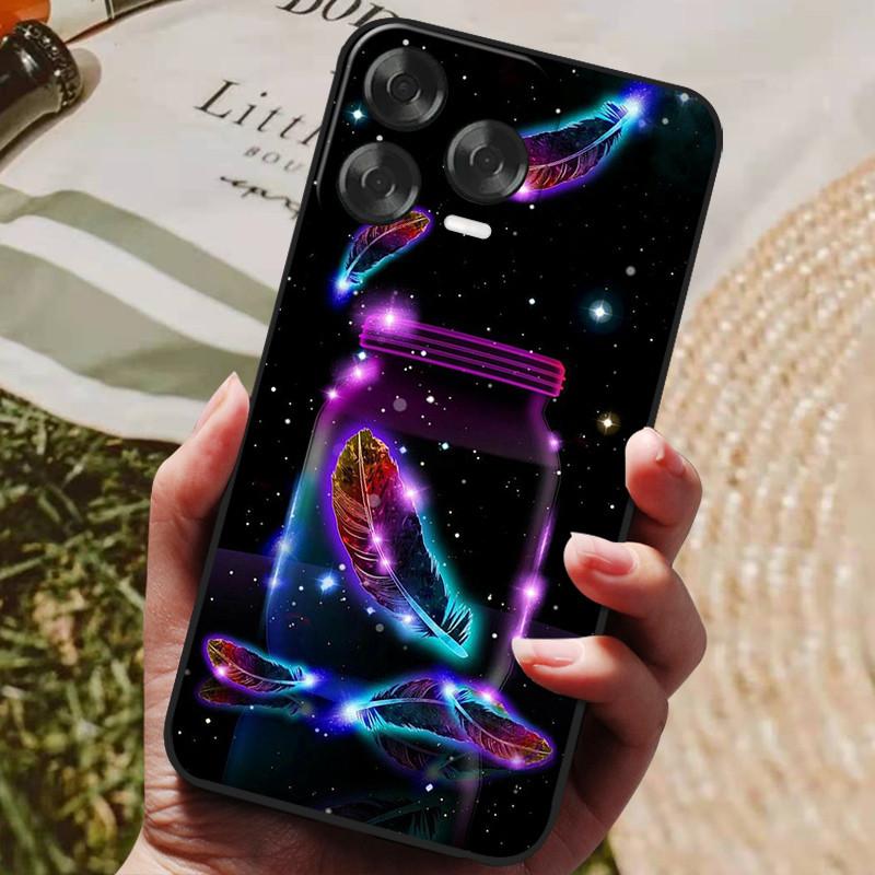 Für ZTE Blade V70 Design Hülle Weiche Silikonhülle Schwarzer Bumper TPU Für ZTE Blade V70 Vita Hülle V70Design Funda Handy Rückseite
