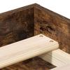 Bed Frame Smoked Oak 120x190 Cm