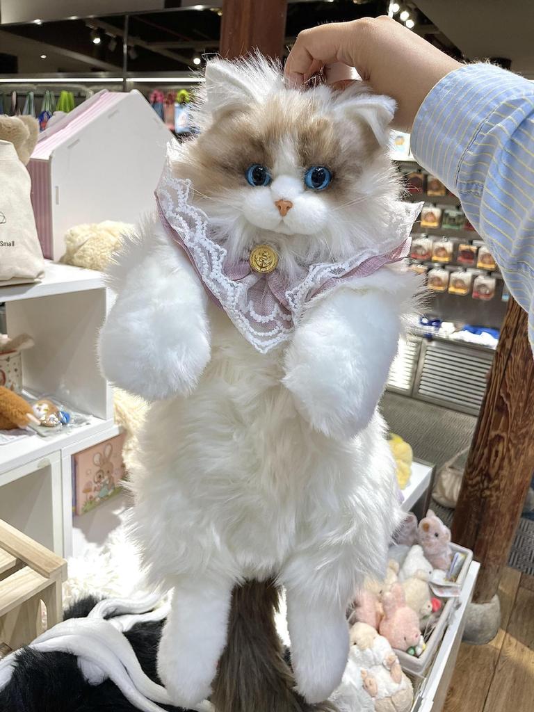 Ragdoll Cat Plush Backpack and Kitten Pillow Toy Gift