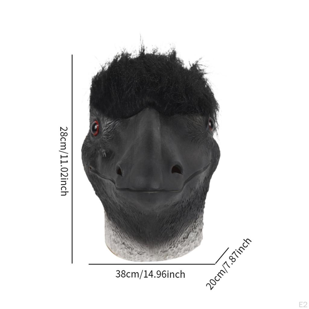 Halloween Mask Animal Headgear Carnival Fancy Dress Latex for Costume