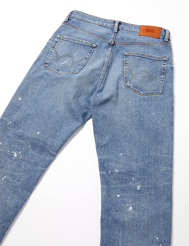 Edwin Monster Regular Tapered Jeans EM33 Crushed Light Size S Men's Blue,