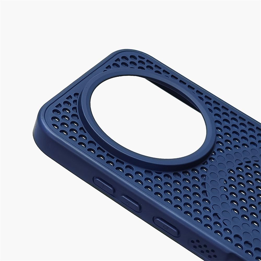 Custodia con Bumper Magnetico Forato a Rete a Nido d'Ape per Dissipazione del Calore per Huawei Honor Magic 8 7 6 Pro Cover Antiurto Ricarica Wireless