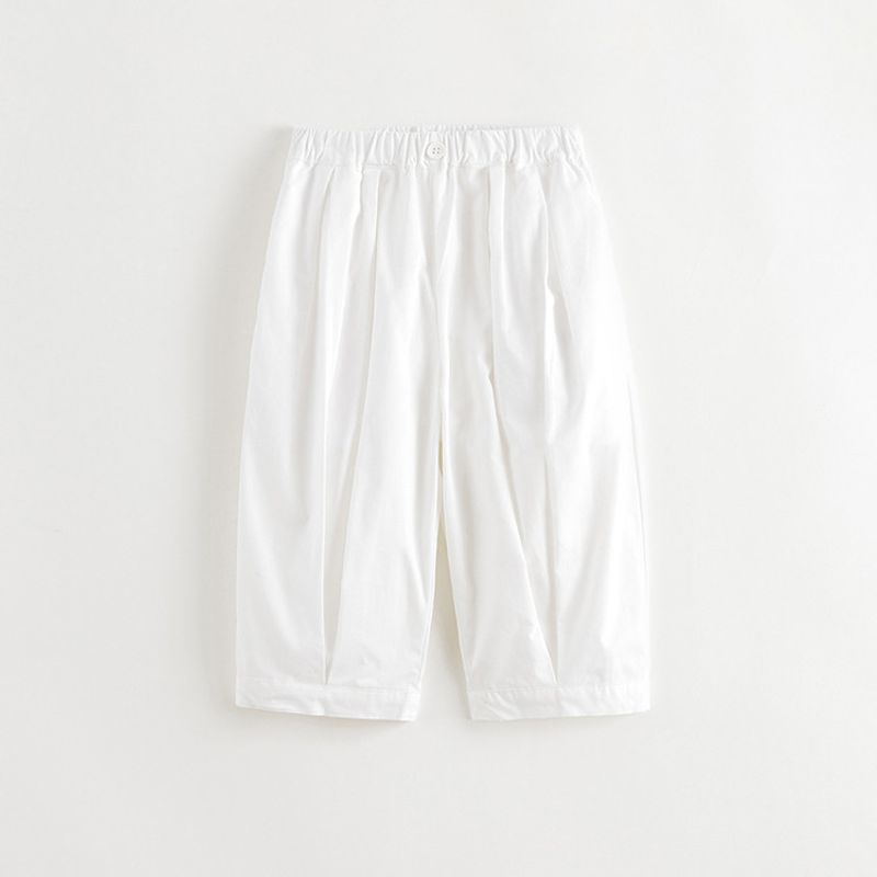 [Soft Pima Cotton] Mark Jenny Girls  Loose Lantern Pants Baby Pants Spring New Style 250286 White(-In Stock) 90((Recommended Height 84-93cm))