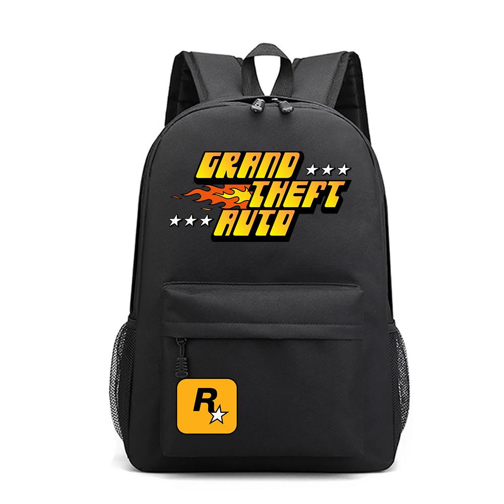 Anime Game Merchandise Grand Theft Auto Schooltas Oxford Stof Rugzak Student Rugzak