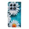 For Xiaomi 14T Case Pattern Printing Protective Leather Folio Phone Cover -  Chrysanthemum