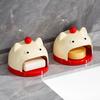 Soap Dish Cartoon Animal Design Soap Holder Drain Rack No Drill Wall Mount Bathroom Organizer Accessible Soap Container
