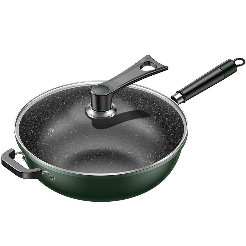 Wu Tuo Maifan Stone Thickened Flat-Bottom Wok